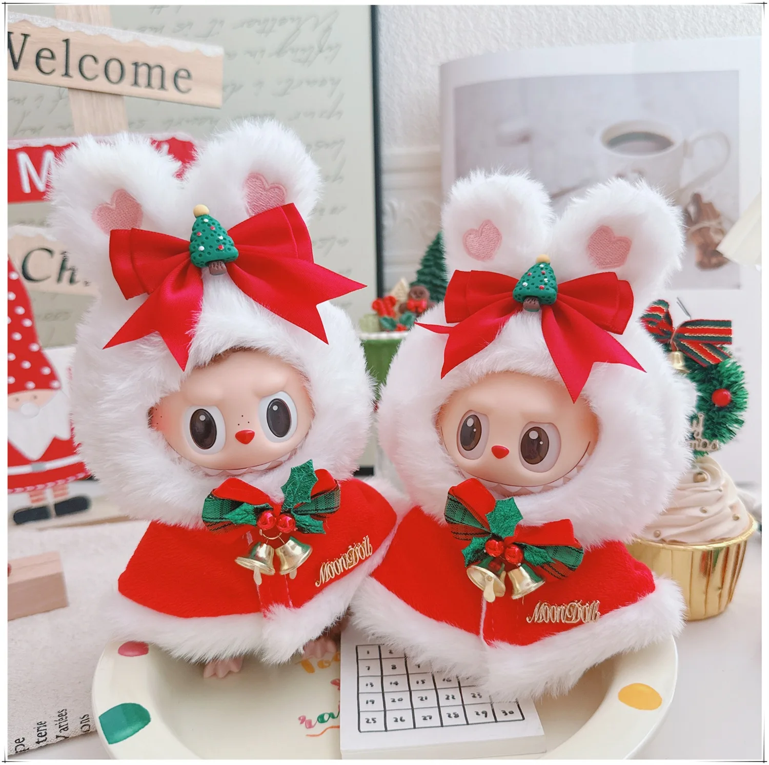 10-17 см Kawaii Labubu Одежда Милый Красный Кролик Шаль Рождественская Плюшевая Кукла Одежда Аксессуары Игрушки Подарки Для Девочек Рождественский Декор
10-17 см Kawaii Labubu Одежда Милый Красный Кролик Шаль Рождественская Плюшевая Кукла Одежда Аксессуары Игрушки Подарки Для Девочек Рождественский Декор