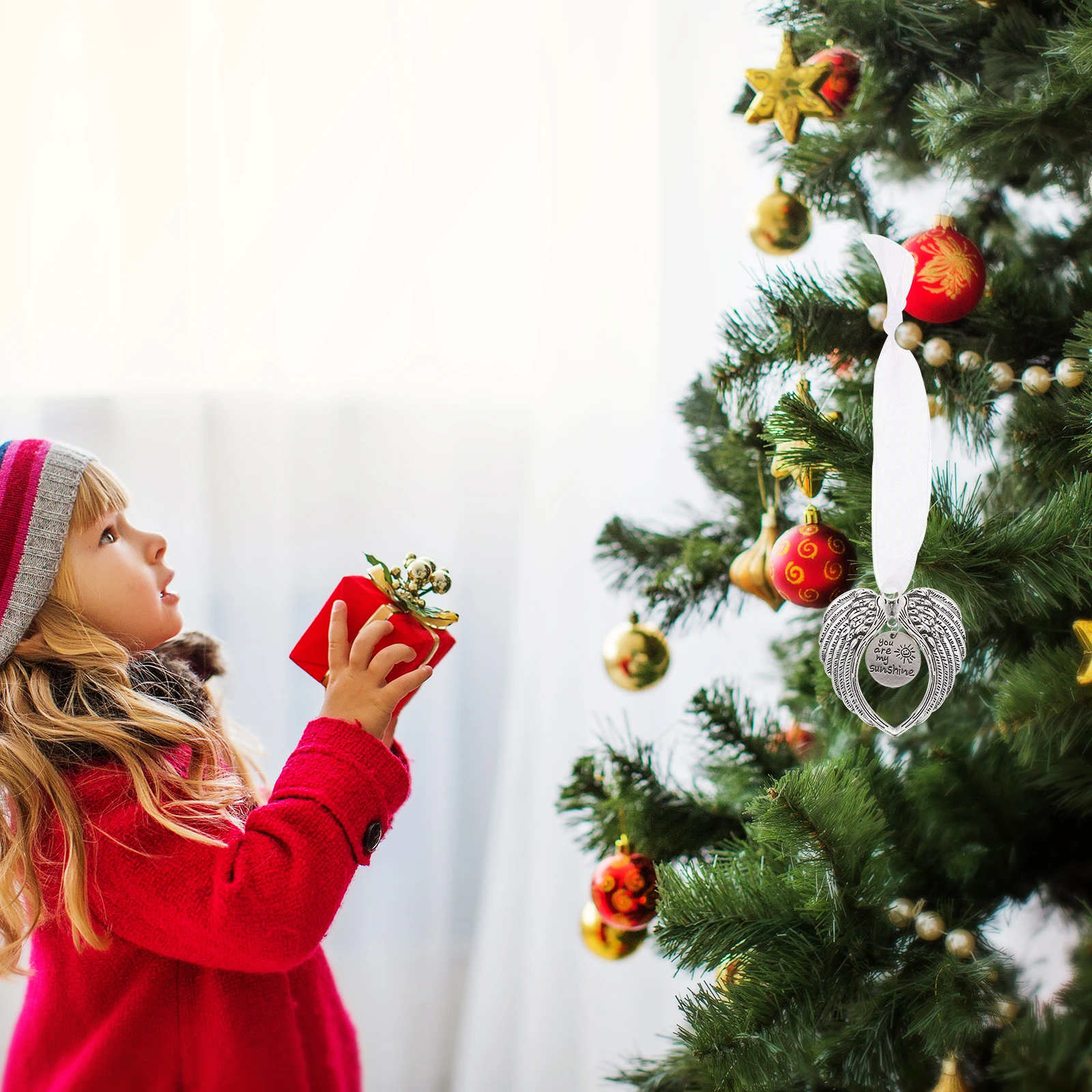 2PCS Angel Hanging Decor Ribbon Christmas Commemorative Pendants Tree nament Commemorative Pendants Practical Deluxe Size
2PCS Angel Hanging Decor Ribbon Christmas Commemorative Pendants Tree nament Commemorative Pendants Practical Deluxe Size