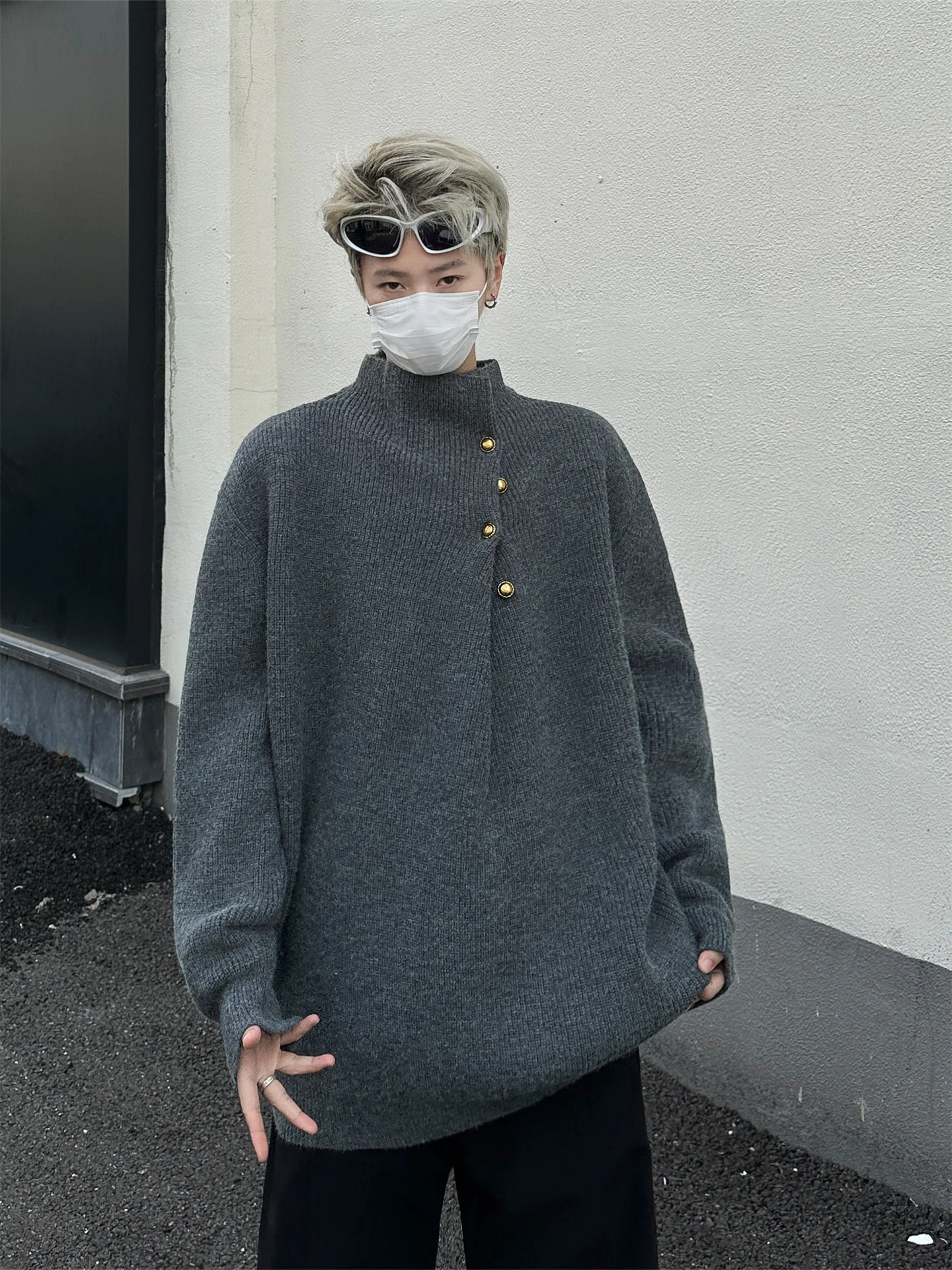 Мужской трикотажный свитер American Style с высоким воротом, модный, мягкий, вязаный, с длинным рукавом, повседневный, весенний
Мужской трикотажный свитер American Style с высоким воротом, модный, мягкий, вязаный, с длинным рукавом, повседневный, весенний