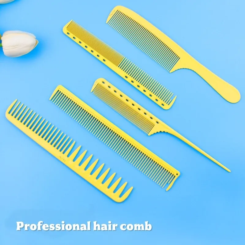 High Temperature Resistance Anti Static Hairdressing Comb Stylist Major Cutting Comb Hair Salon Accessories Tools Hair Brush Y
High Temperature Resistance Anti Static Hairdressing Comb Stylist Major Cutting Comb Hair Salon Accessories Tools Hair Brush Y