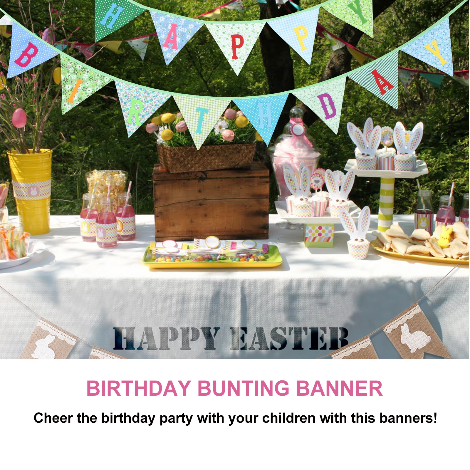 2.4M 'S Birthday Party Decoration Printed Cotton Pennant Banner Green Wall Door Table Photo Backdrop Romantic Birthday
2.4M 'S Birthday Party Decoration Printed Cotton Pennant Banner Green Wall Door Table Photo Backdrop Romantic Birthday
