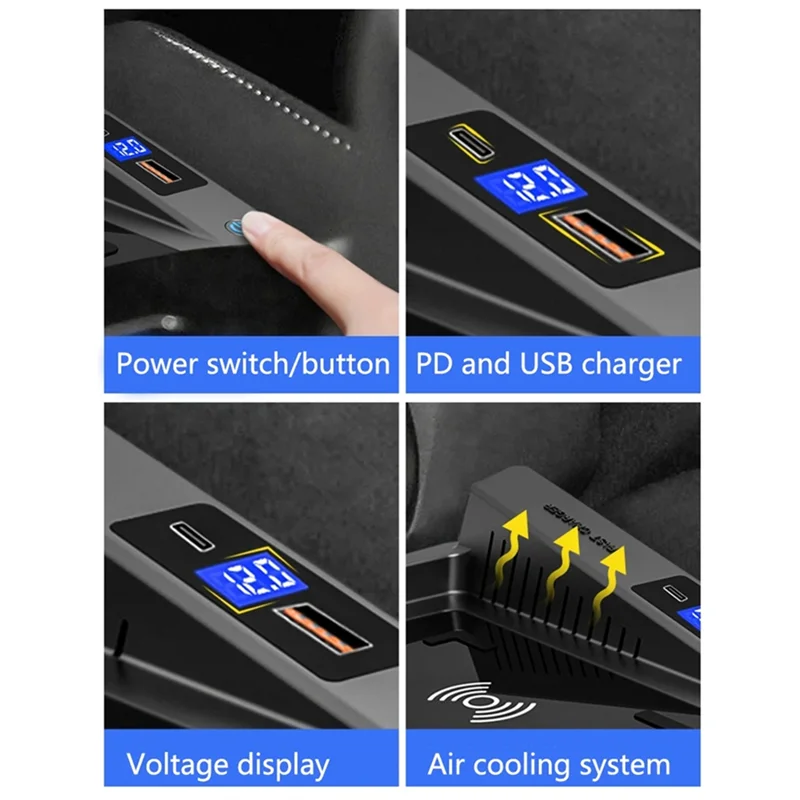 Classy-Car Phone Wireless Charger For Nissan X-Trail Rogue 2021-2023 Qashqai 2019-2023, 15W Fast Charging Panel Adapter
Classy-Car Phone Wireless Charger For Nissan X-Trail Rogue 2021-2023 Qashqai 2019-2023, 15W Fast Charging Panel Adapter