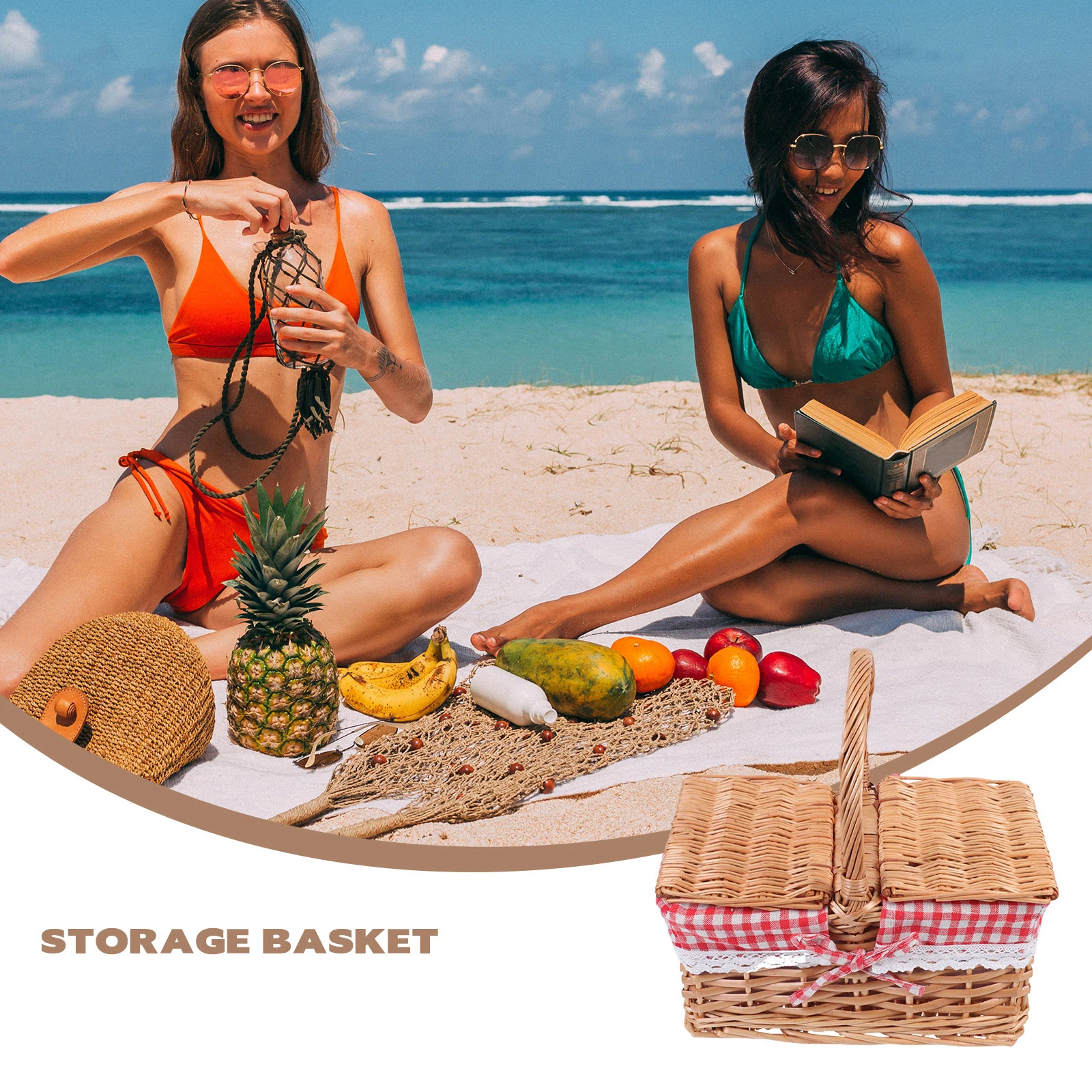 1 pc Large Capacity Woven Straw Storage Basket Multifunctional Portable Home Organizer Simple Design Durable Lightweight
1 pc Large Capacity Woven Straw Storage Basket Multifunctional Portable Home Organizer Simple Design Durable Lightweight