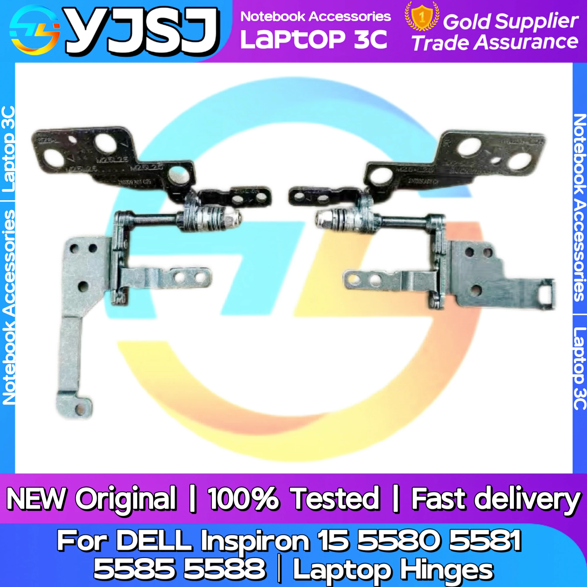 New Original Laptop Notebook Hinges For DELL Inspiron 15 5580 5581 5585 5588 built-in left and right LCD Screen Hinges
New Original Laptop Notebook Hinges For DELL Inspiron 15 5580 5581 5585 5588 built-in left and right LCD Screen Hinges