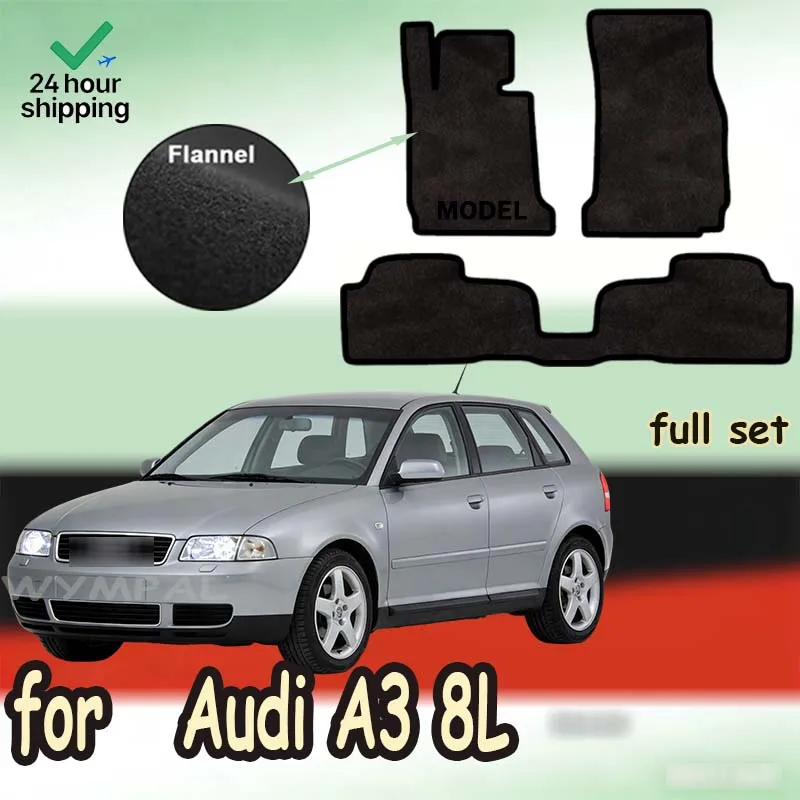 Nylon Suede Velour rugs set for Audi A3 8L hatchback (1996-2001) -Black
Nylon Suede Velour rugs set for Audi A3 8L hatchback (1996-2001) -Black