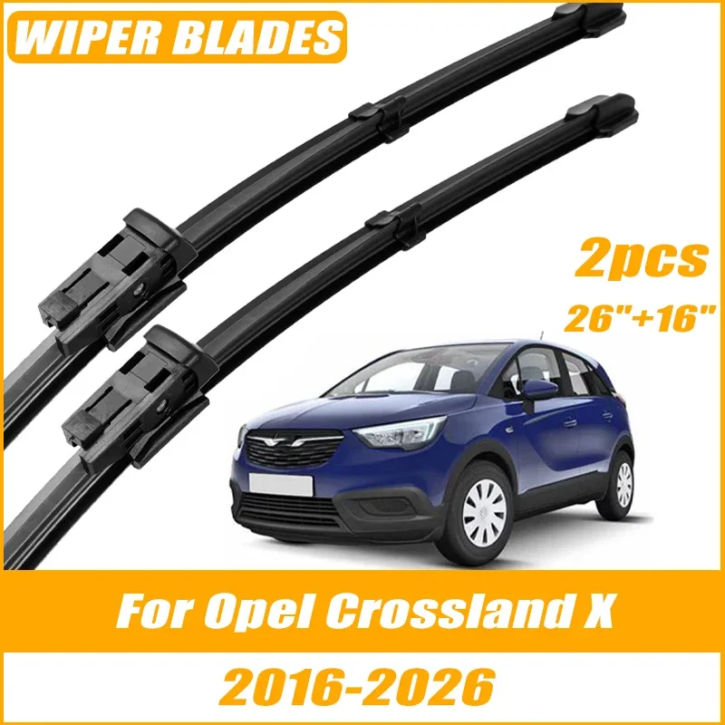 2pcs Wiper Front Wiper Blades For Opel Crossland X 2016-2026 Windshield Windscreen Clean Window Car Rain Brushes 26"+16"
2pcs Wiper Front Wiper Blades For Opel Crossland X 2016-2026 Windshield Windscreen Clean Window Car Rain Brushes 26"+16"