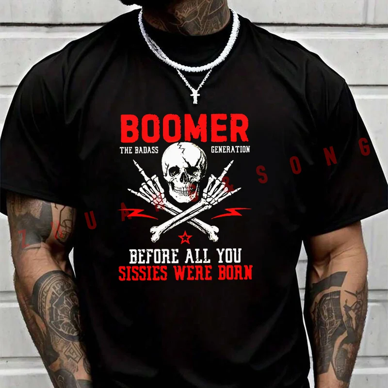 Мужская и женская летняя футболка Boomer Generation Custom YearTee, свободная повседневная базовая футболка с короткими рукавами, круглые топы унисекс
Мужская и женская летняя футболка Boomer Generation Custom YearTee, свободная повседневная базовая футболка с короткими рукавами, круглые топы унисекс