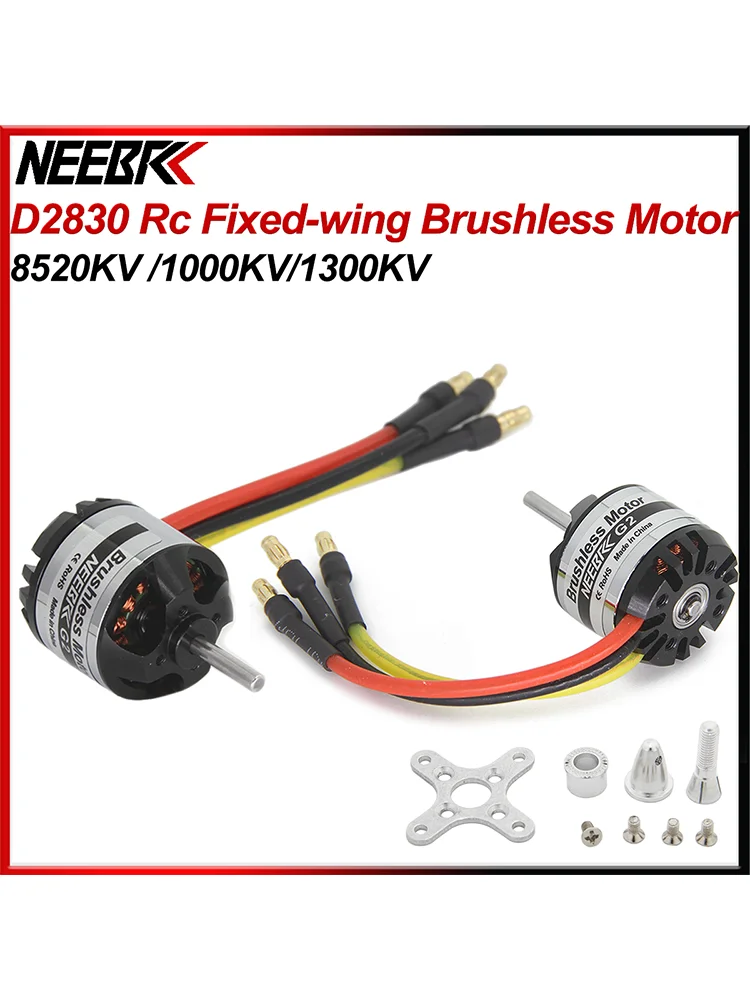 NEEBRC 2830 850KV 1000KV 1300KV Outrunner Brushless Motor for RC FIXEDWING Plane Engine EDF Helicopter Aircraft Drone FPV Racing
NEEBRC 2830 850KV 1000KV 1300KV Outrunner Brushless Motor for RC FIXEDWING Plane Engine EDF Helicopter Aircraft Drone FPV Racing