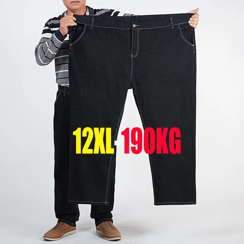 Men Plus Size Elastic Waist Straight Leg Jeans Loose Fit Casual Dark Wash Denim Pants Oversized Trousers Fashion Streetwear
Men Plus Size Elastic Waist Straight Leg Jeans Loose Fit Casual Dark Wash Denim Pants Oversized Trousers Fashion Streetwear