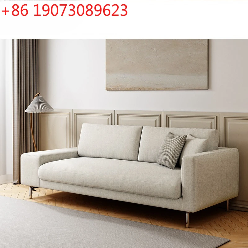 Nordic modern goose down cotton and linen fabric sofa cream style retro expression simple dismantling and washing sofa
Nordic modern goose down cotton and linen fabric sofa cream style retro expression simple dismantling and washing sofa