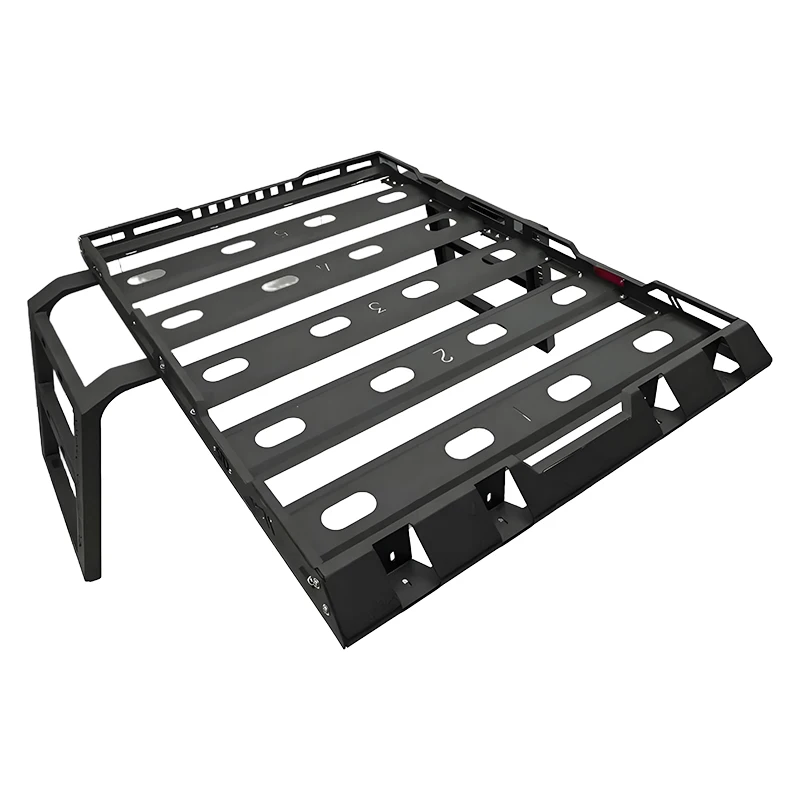 Лидер продаж из стали 2025 года, утолщенный автомобильный багажник, рама платформы на крыше 07-17, используется для внешних аксессуаров Jeep Wrangler 
Лидер продаж из стали 2025 года, утолщенный автомобильный багажник, рама платформы на крыше 07-17, используется для внешних аксессуаров Jeep Wrangler