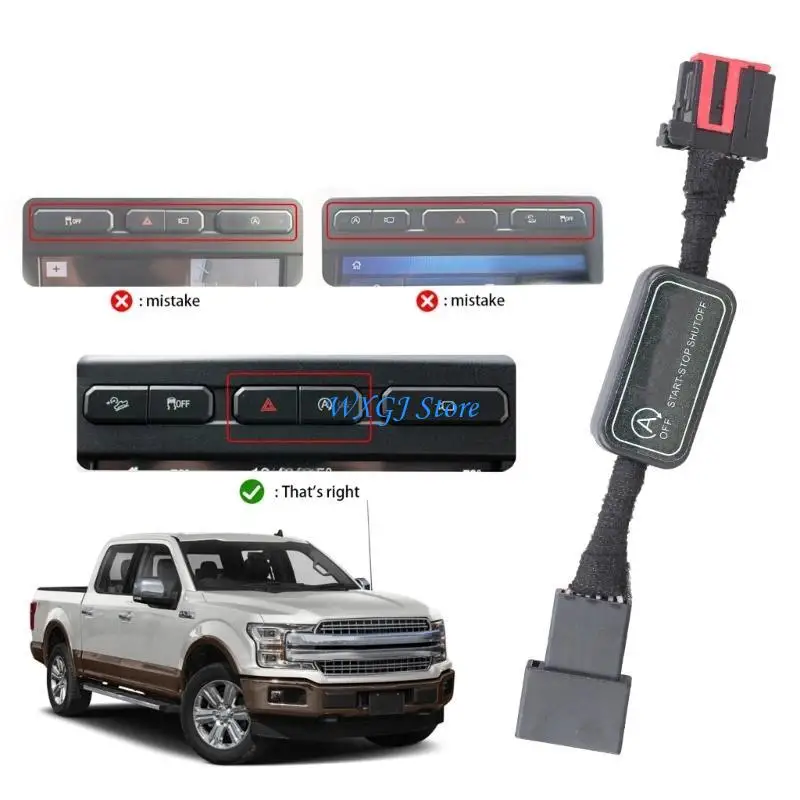 37JE Plugs Play Start Stop Disabler Deactivator For F150 Vehicle Start Stop Systems Override Module Maintain Aesthetic Appeal
37JE Plugs Play Start Stop Disabler Deactivator For F150 Vehicle Start Stop Systems Override Module Maintain Aesthetic Appeal