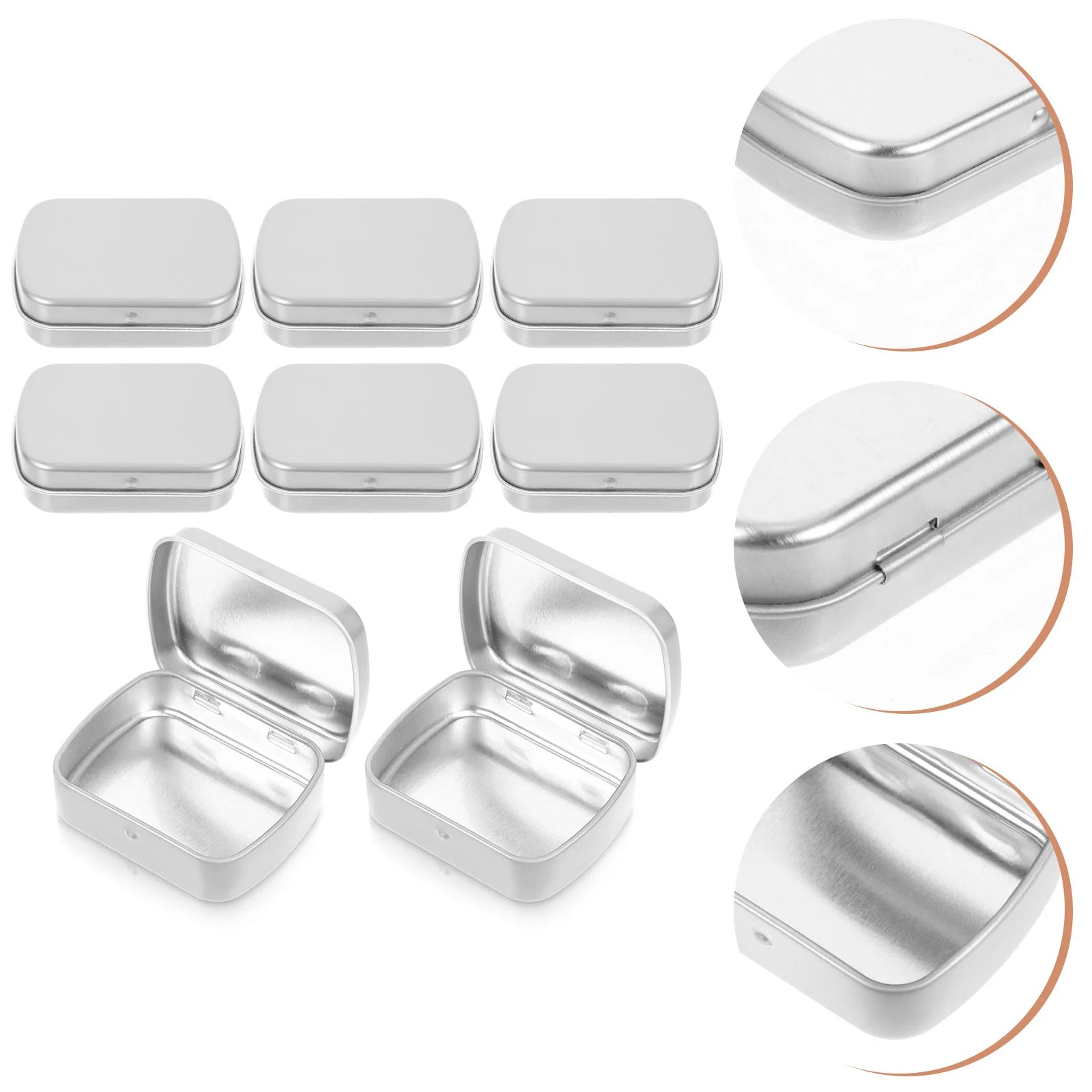 10pcs Iron Tin Box Storage Containers for Candies Jewelry Small Objects ganizer Metal Case Household Solutions
10pcs Iron Tin Box Storage Containers for Candies Jewelry Small Objects ganizer Metal Case Household Solutions