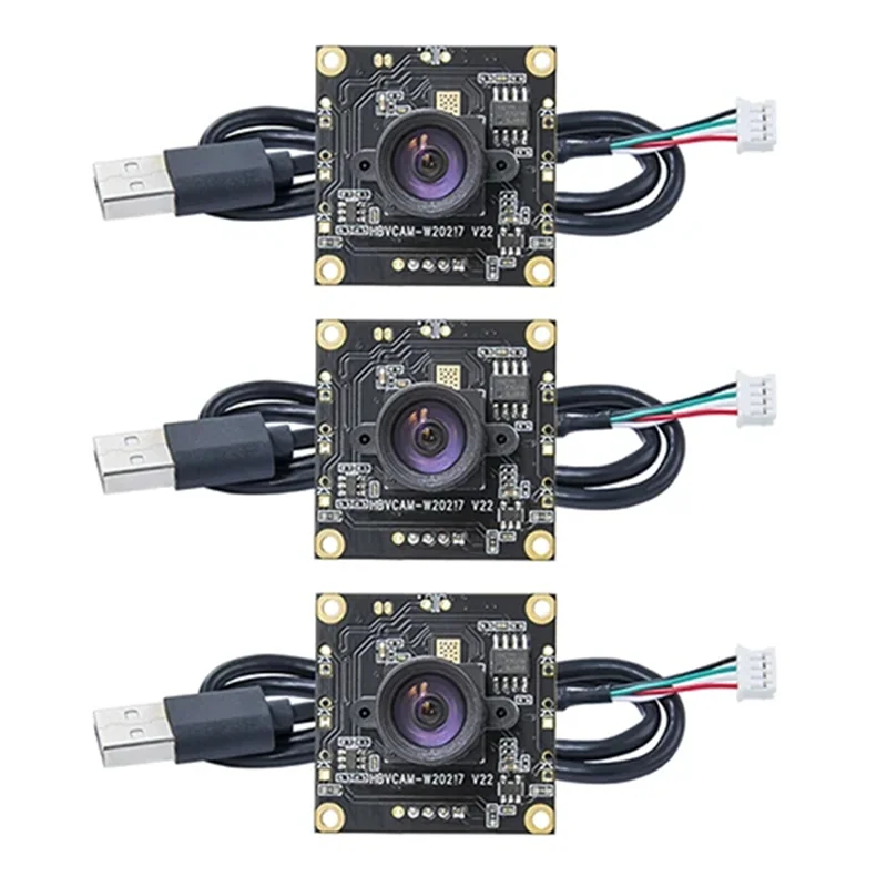 B24B Compact OV9732 3-Pack Camera Modules For Autodarts Io, 100° Wide View, 1280X720 30Fps, PCB Size 32X32mm
B24B Compact OV9732 3-Pack Camera Modules For Autodarts Io, 100° Wide View, 1280X720 30Fps, PCB Size 32X32mm