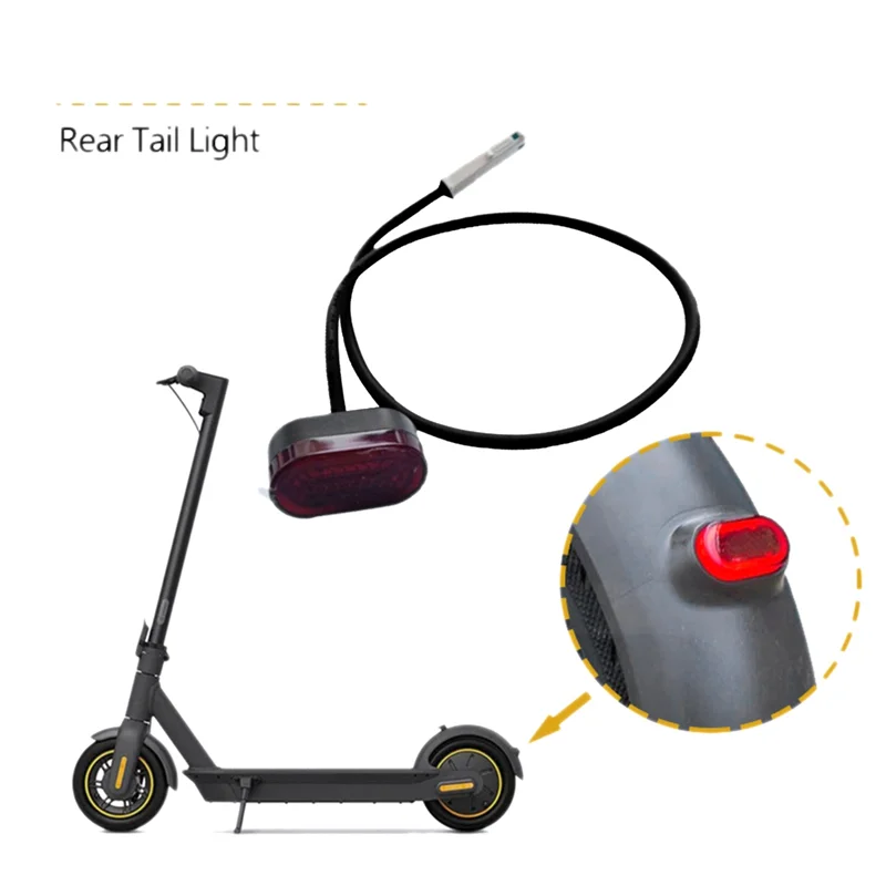 AU28-6X Electric Scooter Tail Light Warning Lamp LED Rear Light For Ninebot MAX G30
AU28-6X Electric Scooter Tail Light Warning Lamp LED Rear Light For Ninebot MAX G30