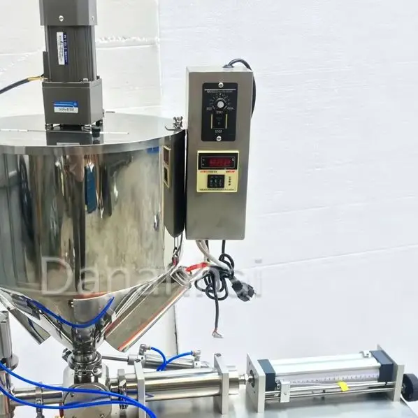 Fully Automatic Peanut Butter Filling Machine 5-1000ml Capacity with Heating And Stirring Function for Food Processing
