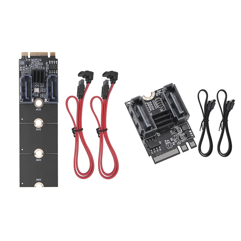 M2 To SATA3.0 Adapter 6Gbps Riser Card M.2 Key-M Converter PCIE To Dual SATA 3.0 Expansion Card JMB582 Chip
M2 To SATA3.0 Adapter 6Gbps Riser Card M.2 Key-M Converter PCIE To Dual SATA 3.0 Expansion Card JMB582 Chip