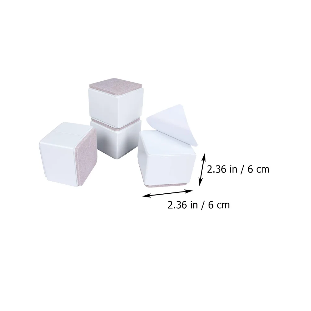 4 Pcs Heightening Furniture Pad Durable Carbon Steel Cushion Block Non Slip Wear Resistant Foot Riser Furniture Accessory Home
4 Pcs Heightening Furniture Pad Durable Carbon Steel Cushion Block Non Slip Wear Resistant Foot Riser Furniture Accessory Home