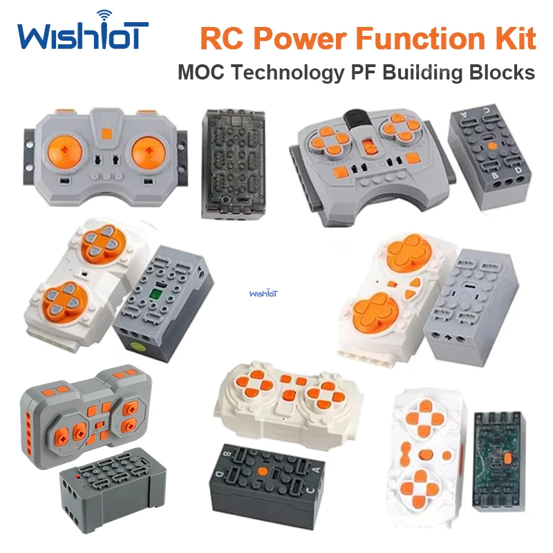 MOC Technology PF Pieces Building Blocks Infrared Receiver + Infrared Speed Remote Control Compatible with legoeds Power Pack
MOC Technology PF Pieces Building Blocks Infrared Receiver + Infrared Speed Remote Control Compatible with legoeds Power Pack