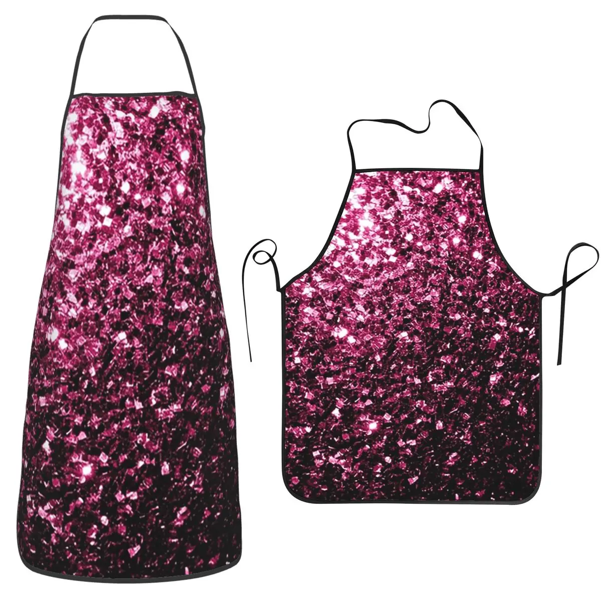 Темно-розовый фартук с искусственными блестками (фото с изображением блесток - не отражающие света) для шеф-повара, для приготовления пищи, для уборки на кухне
Темно-розовый фартук с искусственными блестками (фото с изображением блесток - не отражающие света) для шеф-повара, для приготовления пищи, для уборки на кухне