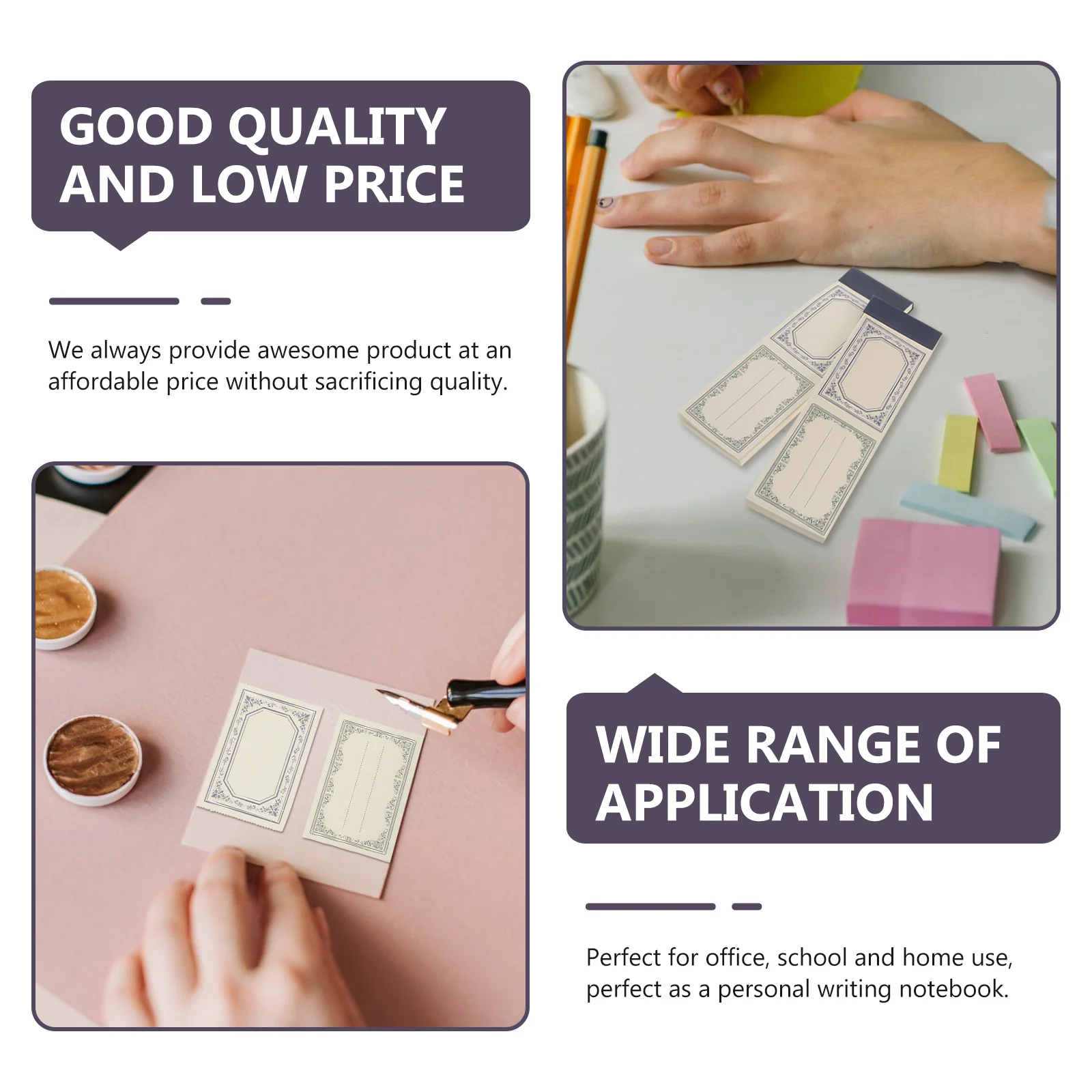 2pcs Paper Notepads Portable Handbook For Office School Home Use Writing Memo Pad Multi-Purpose Notepad Efficiency Planner Daily
2pcs Paper Notepads Portable Handbook For Office School Home Use Writing Memo Pad Multi-Purpose Notepad Efficiency Planner Daily