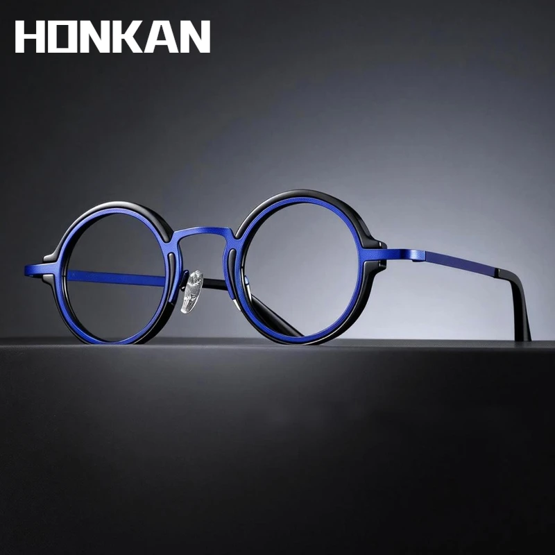 Оправа для очков HONKAN: ультралегкая, из TR90 и металла, ретро-круглая, унисекс, высококачественная, для оптических линз по рецепту
Оправа для очков HONKAN: ультралегкая, из TR90 и металла, ретро-круглая, унисекс, высококачественная, для оптических линз по рецепту