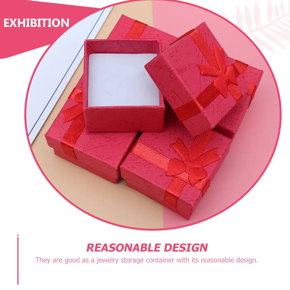 12 Pcs Jewelry Box Wrapping Boxes Packaging Cases Ring Bow Tie Neat for Cardboard Square Small
12 Pcs Jewelry Box Wrapping Boxes Packaging Cases Ring Bow Tie Neat for Cardboard Square Small