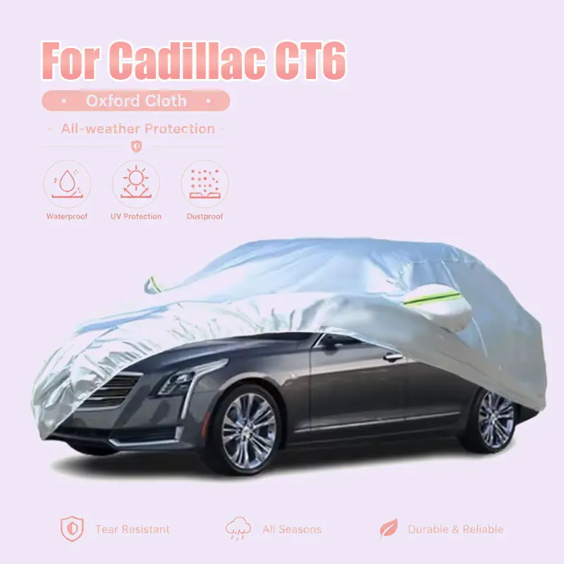 For Cadillac CT6 Full Car Cover Reflective Strips Waterproof Snowproof Dustproof UV Protection Exterior Accessories
For Cadillac CT6 Full Car Cover Reflective Strips Waterproof Snowproof Dustproof UV Protection Exterior Accessories