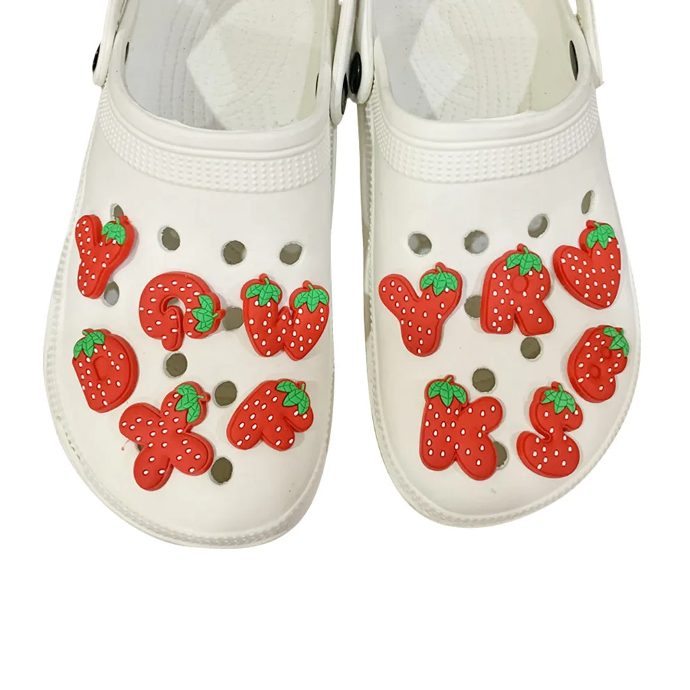 26 letter high-end shoe flower accessories hole shoes strawberry buckle accessories
26 letter high-end shoe flower accessories hole shoes strawberry buckle accessories