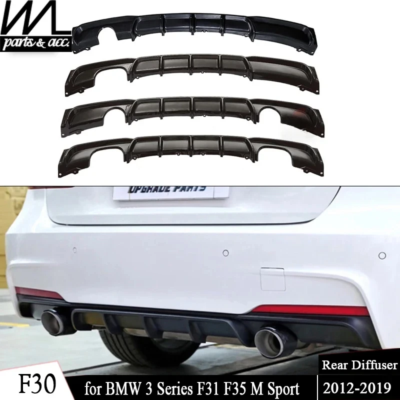 Задний бампер, выхлопной диффузор, спойлер для BMW 3 серии F30 F31 F35 M Sport 2012-2019, глянцевые аксессуары для автомобиля
Задний бампер, выхлопной диффузор, спойлер для BMW 3 серии F30 F31 F35 M Sport 2012-2019, глянцевые аксессуары для автомобиля