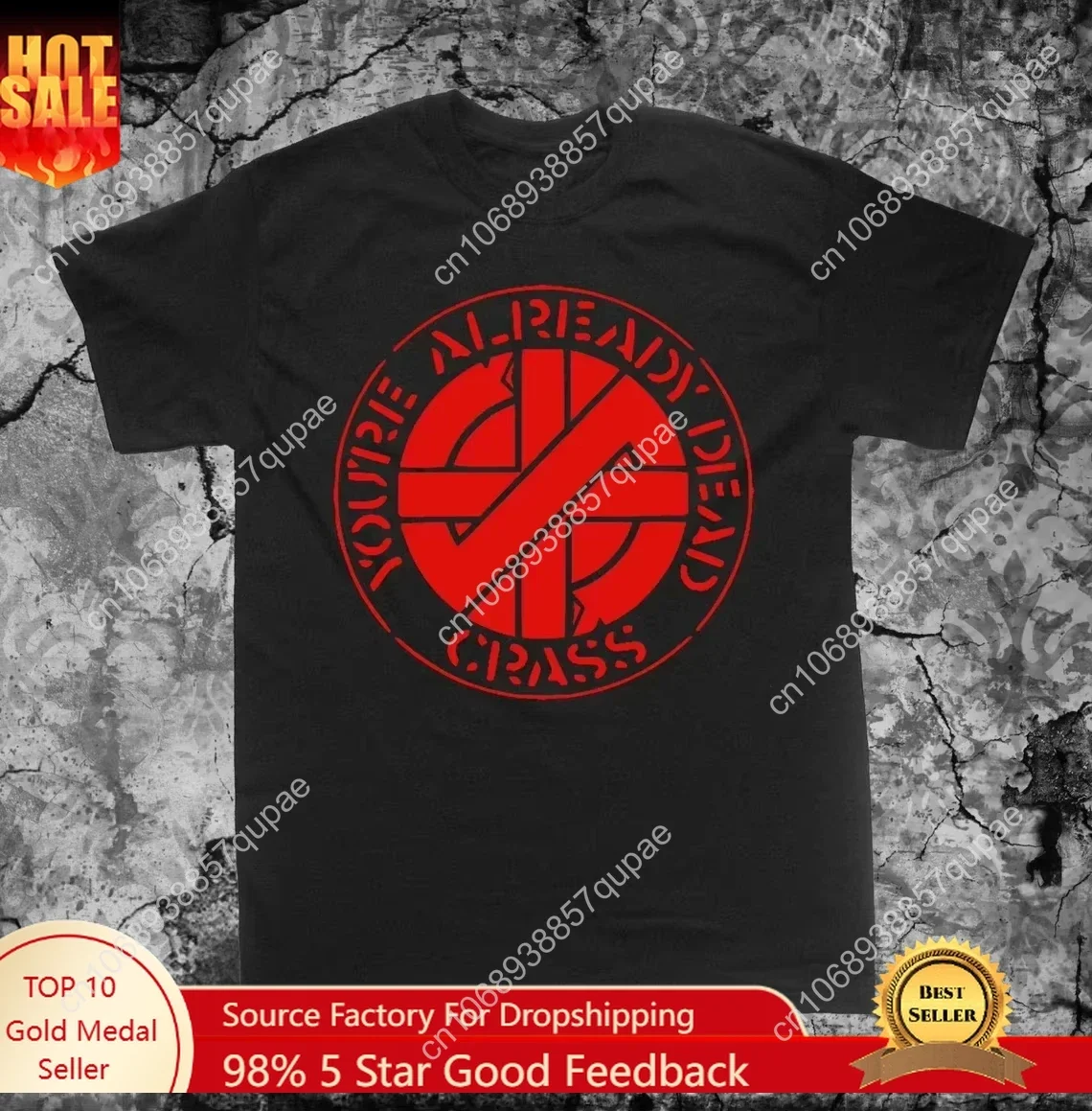 Crass 100% Cotton T Shirt Crust Anarcho Punk Rudimentary Peni Amebix Disorder Subhumans Dirt Icons of Filth Nausea Black Flag
Crass 100% Cotton T Shirt Crust Anarcho Punk Rudimentary Peni Amebix Disorder Subhumans Dirt Icons of Filth Nausea Black Flag