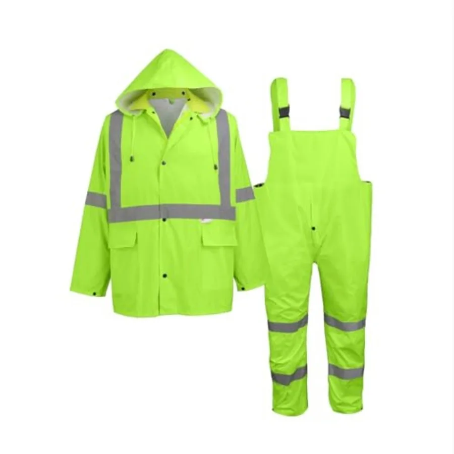 FrogWear GLO-8000 Unisex High-Visibility Rain Suit, Lightweight Three-Piece Rain Gear with Waterproof Jacket, Bibs, and Detacha
FrogWear GLO-8000 Unisex High-Visibility Rain Suit, Lightweight Three-Piece Rain Gear with Waterproof Jacket, Bibs, and Detacha