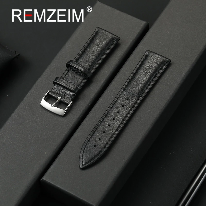 Black Blue Brown White Business Watch Band 18mm 20mm 22mm Wristwatch Strap Men's Cow Leather Replacement Wristband
Black Blue Brown White Business Watch Band 18mm 20mm 22mm Wristwatch Strap Men's Cow Leather Replacement Wristband
