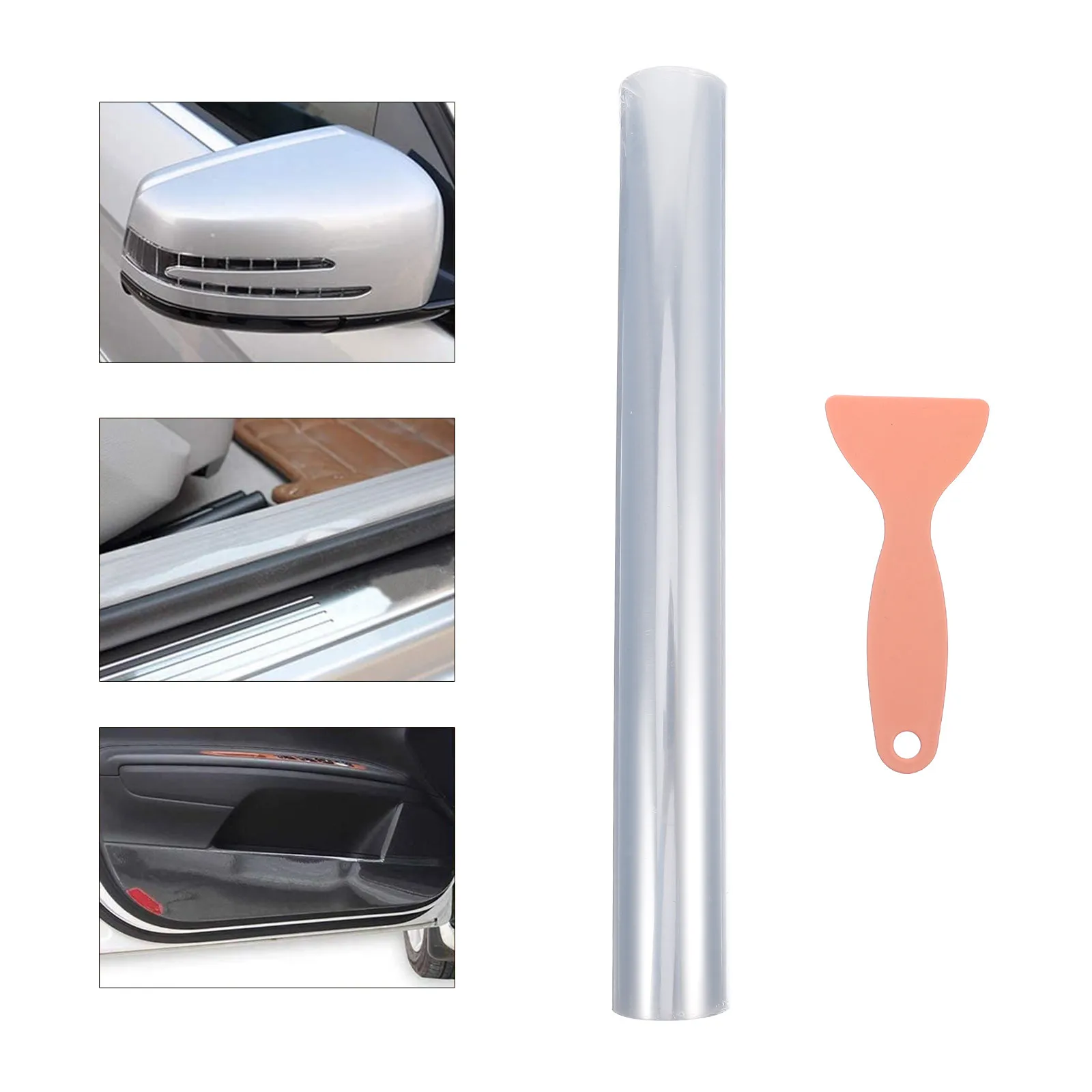 2Pcs Transparent Car Protection Film Anti Scratch Clear Wrap Sticker Long Term Adhesive Vehicle Surface Coating Guard Bumper
2Pcs Transparent Car Protection Film Anti Scratch Clear Wrap Sticker Long Term Adhesive Vehicle Surface Coating Guard Bumper