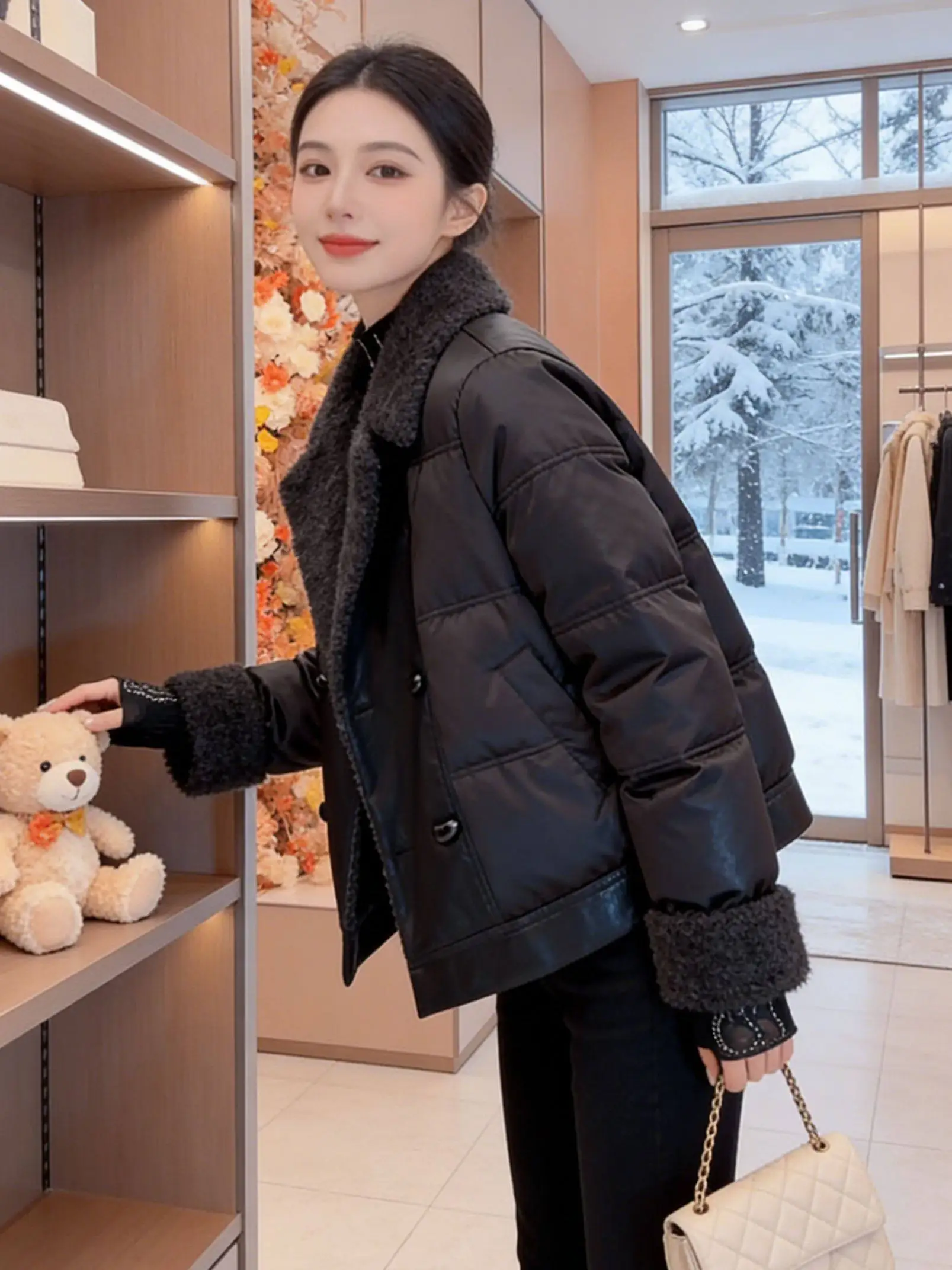 Stylish Versatile Women's Jacket Winter Fashion Brand 2025 Korean Style Long Sleeve Zipper Closure Loose Fit Pure Color
Stylish Versatile Women's Jacket Winter Fashion Brand 2025 Korean Style Long Sleeve Zipper Closure Loose Fit Pure Color