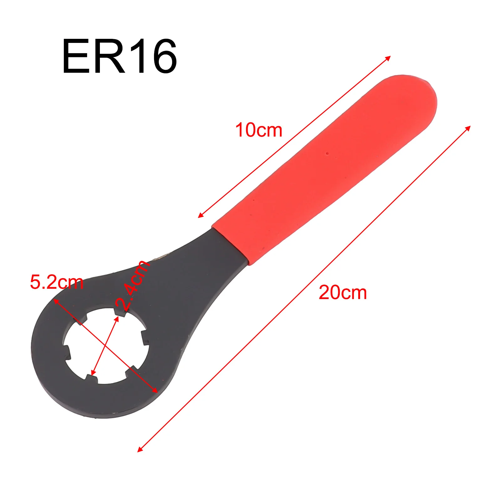 For ER Collet Wrench Kit for For ER16 For ER20 For ER25 For ER32 For ER40 Red Black Color for Easy Identification
For ER Collet Wrench Kit for For ER16 For ER20 For ER25 For ER32 For ER40 Red Black Color for Easy Identification