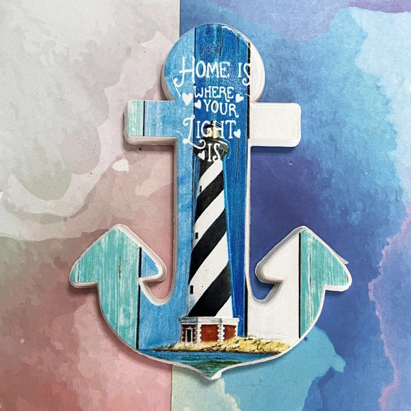 Mediterranean Travel Souvenir: Creatively Designed Anchor Lighthouse 3D Decoration, Hand-Painted Fridge Magnets
Mediterranean Travel Souvenir: Creatively Designed Anchor Lighthouse 3D Decoration, Hand-Painted Fridge Magnets