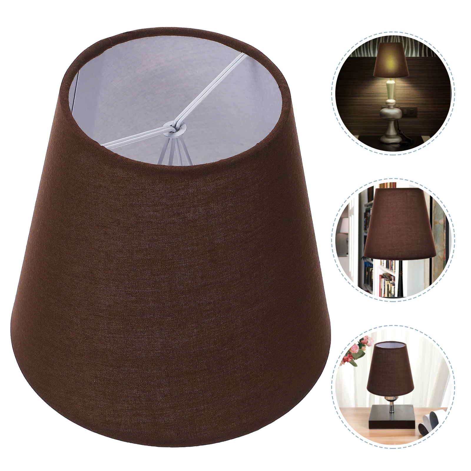 Coffee Bulb Lamp Shade Durable Cloth Fixtures Home Decoration Modern Style Lighting Accessories Lampshade
Coffee Bulb Lamp Shade Durable Cloth Fixtures Home Decoration Modern Style Lighting Accessories Lampshade