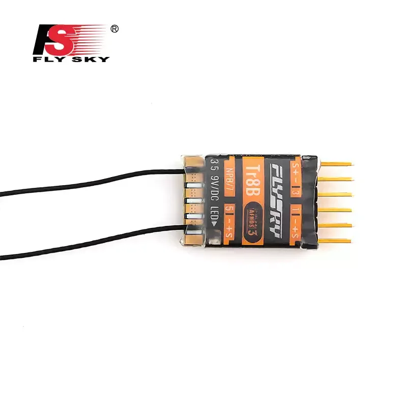 FlySky Tr8B Dual Antenna Bidirectional Transmission 3rd Generation Protocol Receiver Adapted to NB4 PL18 AFHDS Remote Control
FlySky Tr8B Dual Antenna Bidirectional Transmission 3rd Generation Protocol Receiver Adapted to NB4 PL18 AFHDS Remote Control