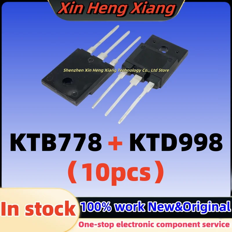 (10pcs) KTB778 KTD998 2SB778 2SD998 B778 D998 TO-3PF
(10pcs) KTB778 KTD998 2SB778 2SD998 B778 D998 TO-3PF