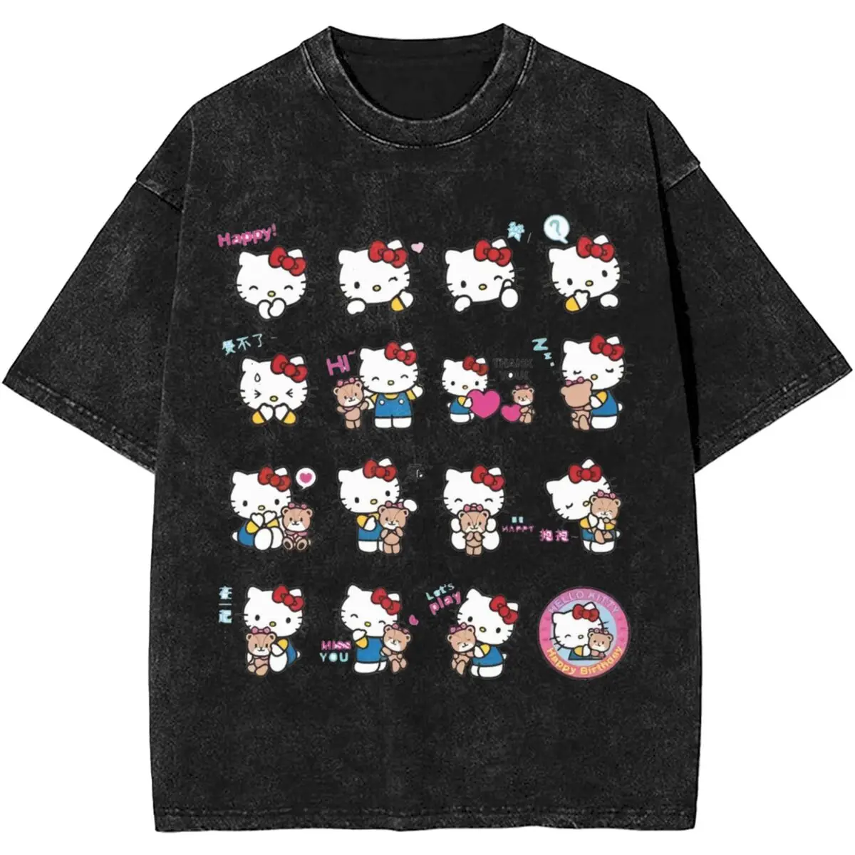 Men Women's T-Shirt Junji Ito Tomie X Hello Kitty Washed T-Shirts Hipster Beach Tees Streetwear Custom DIY Casual Tops Plus Size
Men Women's T-Shirt Junji Ito Tomie X Hello Kitty Washed T-Shirts Hipster Beach Tees Streetwear Custom DIY Casual Tops Plus Size