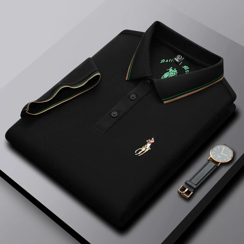 High-end brand embroidery short-sleeved POLO shirt Men's T-shirt 2023 summer new fashion business casual Paul shirt Men's wear
High-end brand embroidery short-sleeved POLO shirt Men's T-shirt 2023 summer new fashion business casual Paul shirt Men's wear