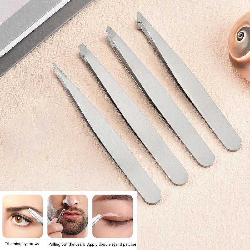 Eyebrow Tweezers Stainless Steel Professional Tweezers For Hair Removal, Facial And Eye Makeup Tools
Eyebrow Tweezers Stainless Steel Professional Tweezers For Hair Removal, Facial And Eye Makeup Tools