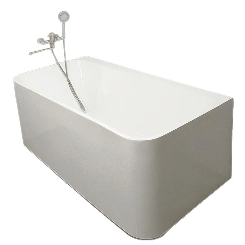 Seamless integrated household thermal insulation three-sided skirt independent bathtub fitting wall installation-free Japanese-s
Seamless integrated household thermal insulation three-sided skirt independent bathtub fitting wall installation-free Japanese-s