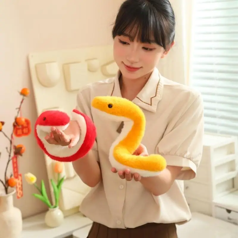 CORB Poseable Snake Mascots Toy Chinese New Year Stuffed Snake Home Desktop Decors
CORB Poseable Snake Mascots Toy Chinese New Year Stuffed Snake Home Desktop Decors