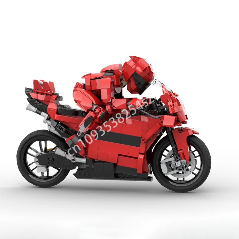 384pcs MOC Motorcycle Rider 1:8 Technical Building Blocks Christmas toy Gift collector DIY Construction Constructing
384pcs MOC Motorcycle Rider 1:8 Technical Building Blocks Christmas toy Gift collector DIY Construction Constructing