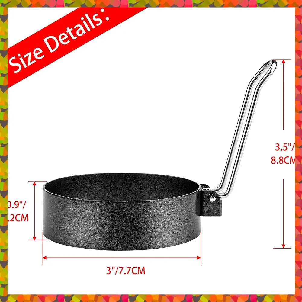 Promotion! 6 Pack Egg Ring, Stainless Steel Round Egg Cooking Rings Non-Stick Frying Egg Maker Molds
Promotion! 6 Pack Egg Ring, Stainless Steel Round Egg Cooking Rings Non-Stick Frying Egg Maker Molds