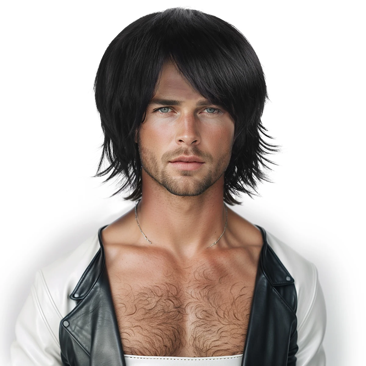 Synthetic 1 Piece 12 Inch Short Men's Wig 150% Density, Gel-Free Wear, Comfortable and Breathable Rose Hairnet
Synthetic 1 Piece 12 Inch Short Men's Wig 150% Density, Gel-Free Wear, Comfortable and Breathable Rose Hairnet