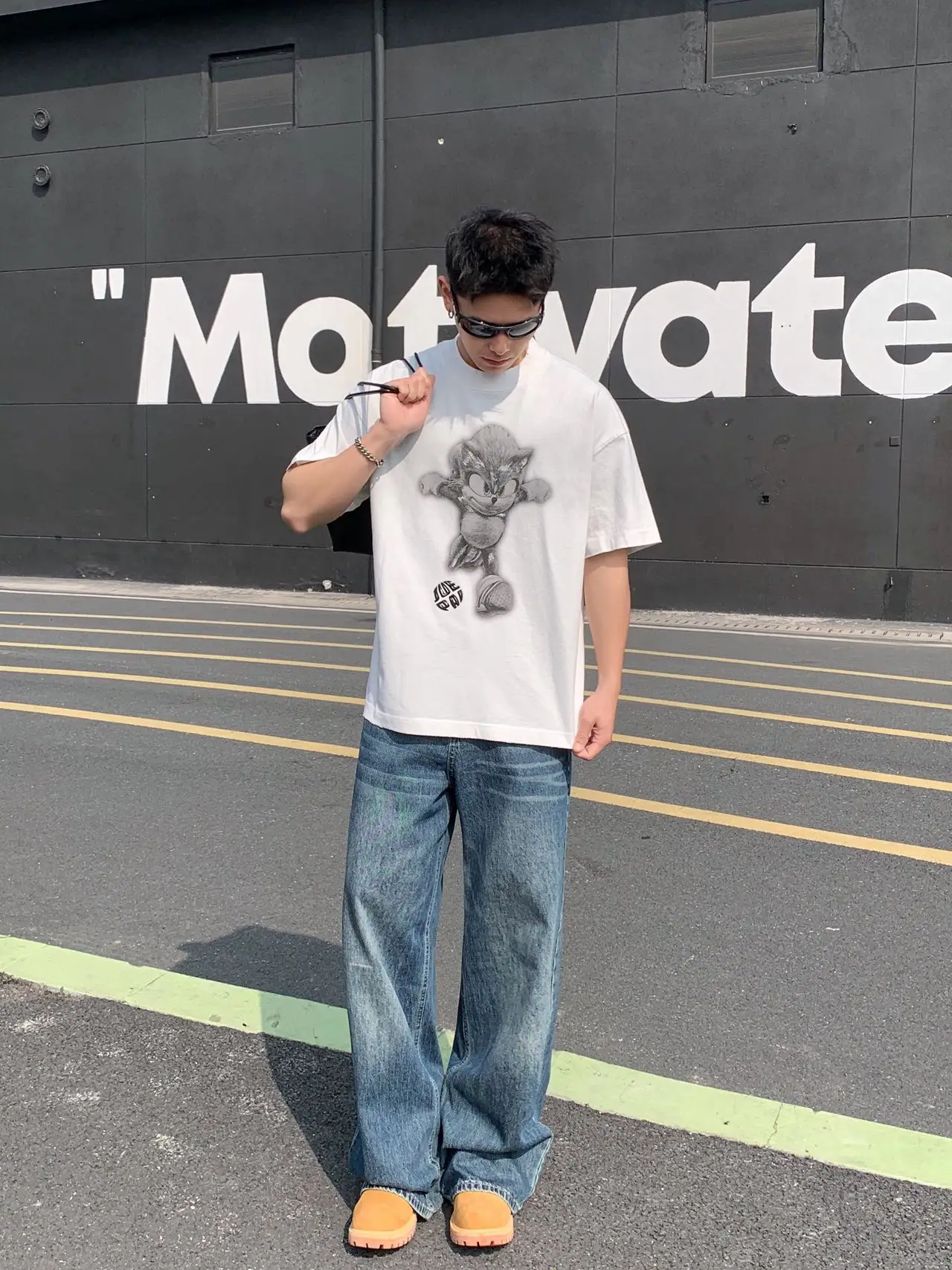 Loose Fit Men's ort Sve T-irt Summer Casual Cotton Cartoon Print Comfortable Breathable f Sve Trendy Streetwear
Loose Fit Men's ort Sve T-irt Summer Casual Cotton Cartoon Print Comfortable Breathable f Sve Trendy Streetwear