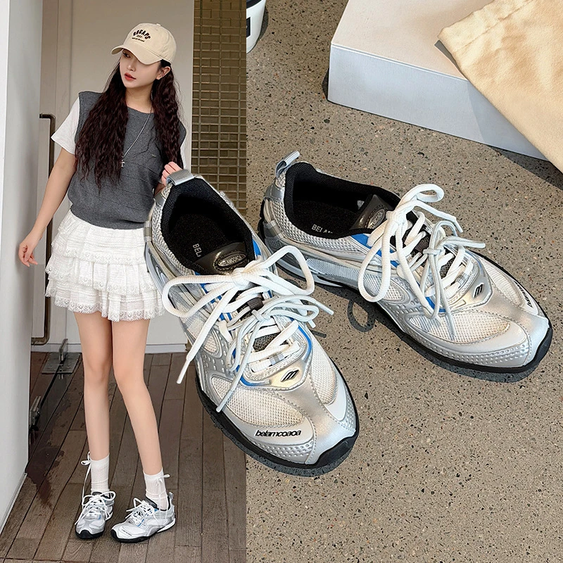 Brand Mesh Flat Sneakers Fashion Plus Size Unisex Running Shoes Retro Color-blocked Breathable Comfort Casual Sneakers
Brand Mesh Flat Sneakers Fashion Plus Size Unisex Running Shoes Retro Color-blocked Breathable Comfort Casual Sneakers